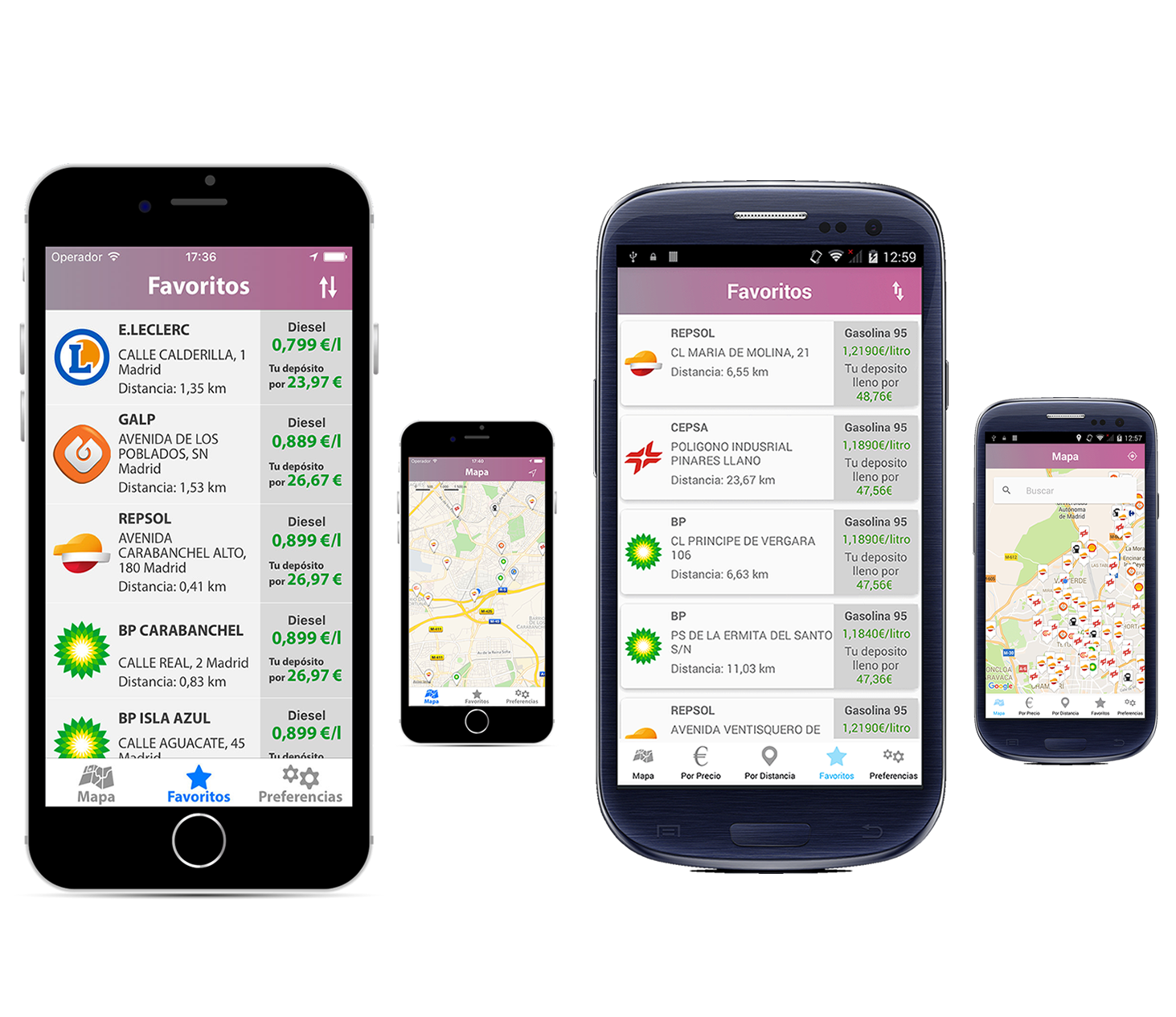 Gasofapp: Gas stations in Spain