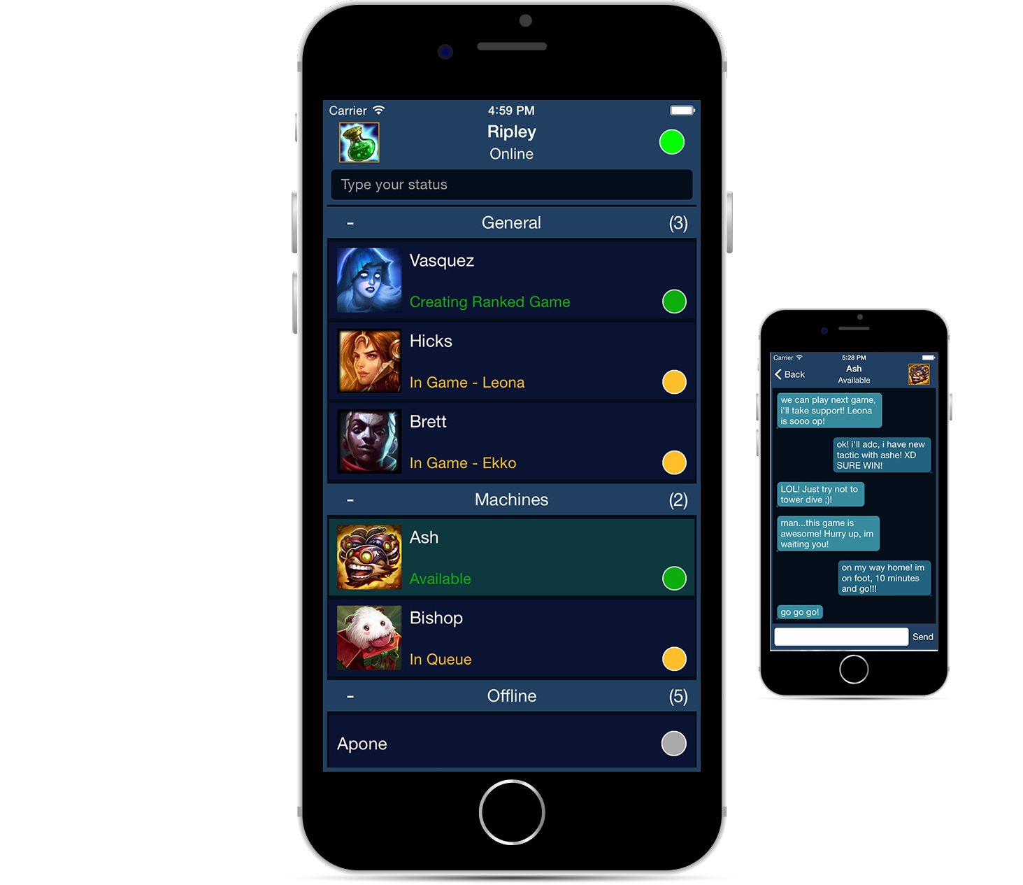 Chat of Legends: League of Legends chat